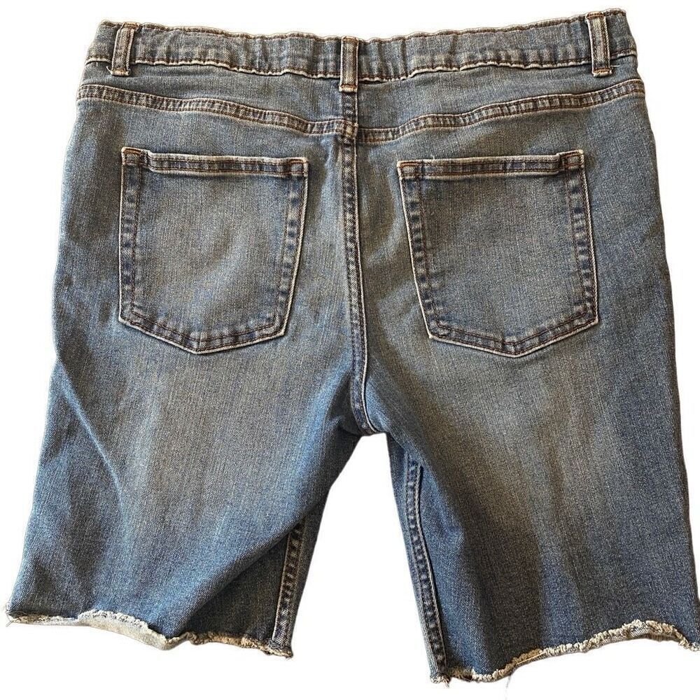 Wonder Nation size 14 husky boys distressed cut off shorts - Picture 6 of 7